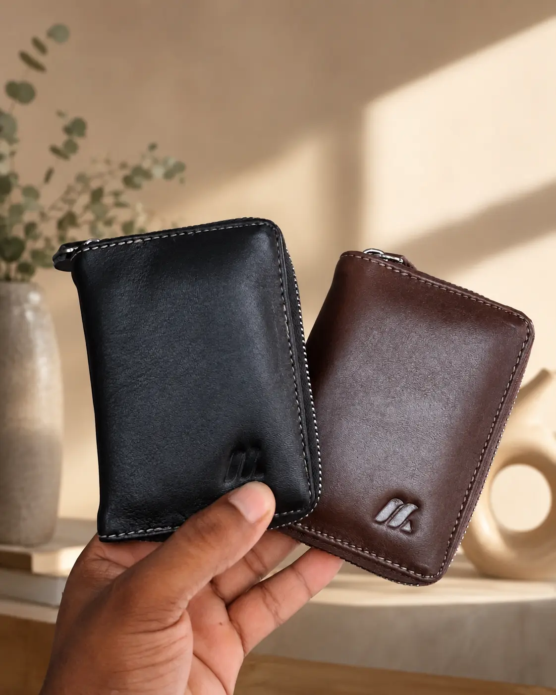 Premium Leather Wallet Tan